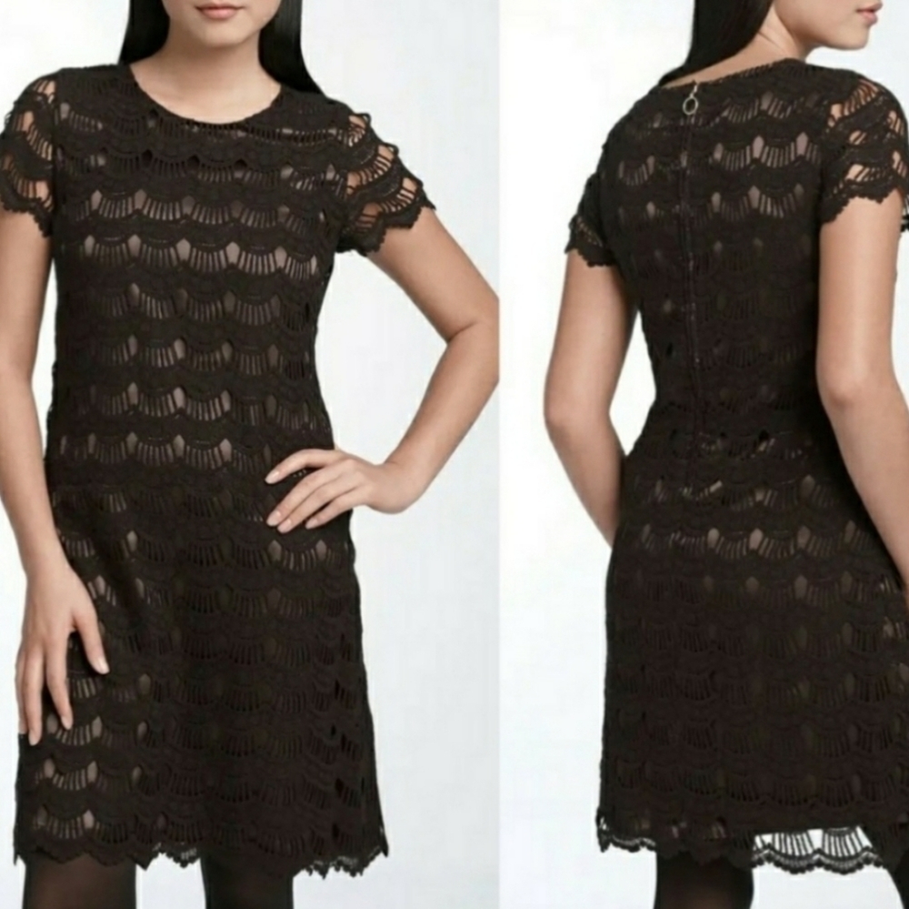 Kate Spade crochet overlay Virginia lace  dress - Picture 2 of 9